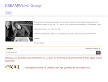 Tablet Screenshot of dreamwalkergroup.com